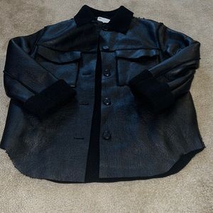 Black shacket Nwot